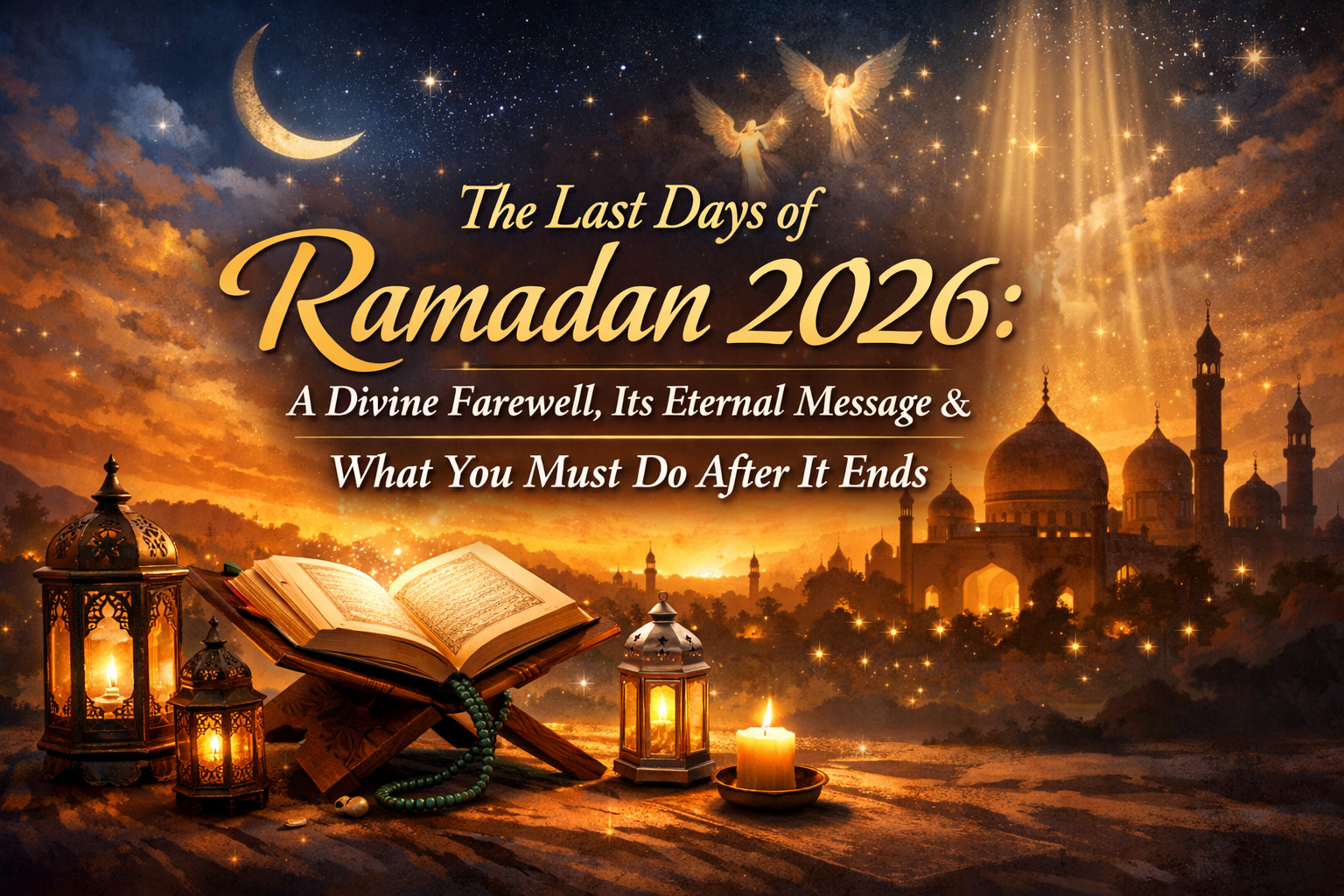 The Last Days of Ramadan 2026: A Divine Farewell, Its Eternal Message & What You Must Do After It Ends
