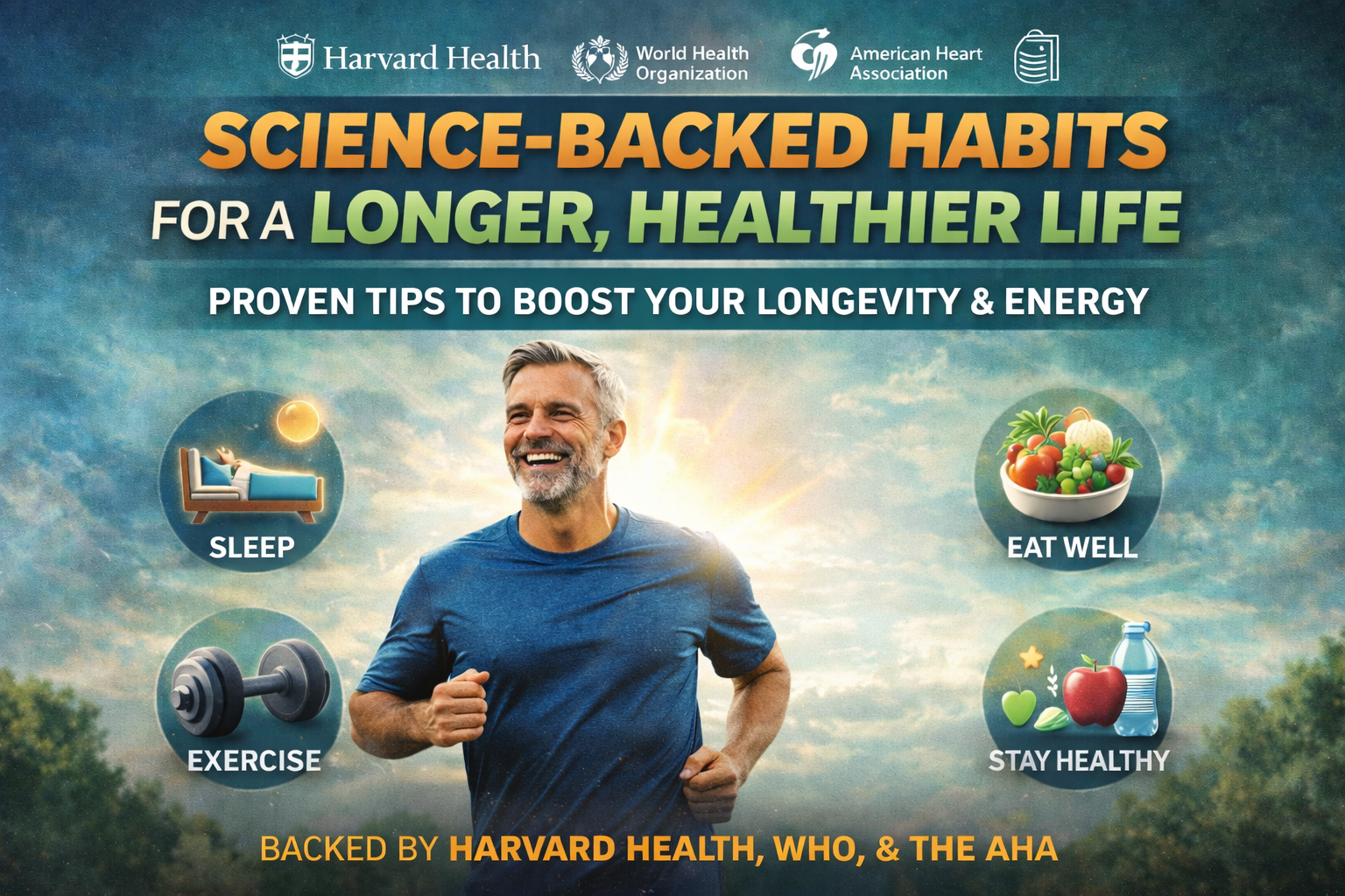 How to Live a Longer, Healthier Life: Science-Backed Tips on Diet, Exercise & Wellness